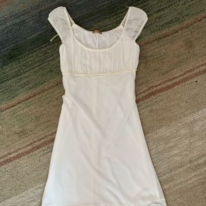 Forever 21 White Peasant Dress